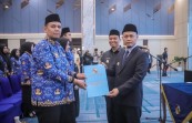 Wako Pekanbaru Lantik PNS Baru, Minta Tingkatkan Soal Pelayanan dan Loyalitas